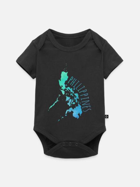 Philippines - Baby Premium Kurzarmbody - Schwarz