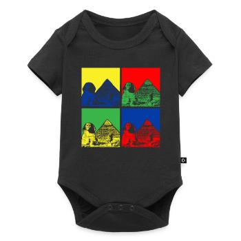 Sphinx Pyramids Egypt - Baby Premium short-sleeve bodysuit - black - Front