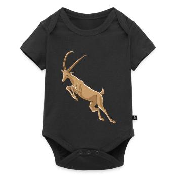 ibex - Baby Premium short-sleeve bodysuit - black - Front