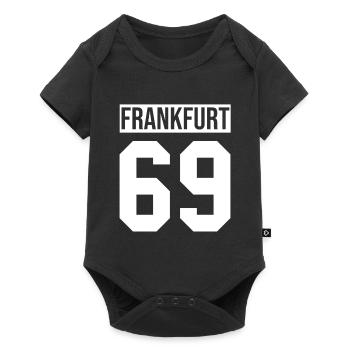 Francfort - Body à manches courtes Premium Bébé - noir - Devant