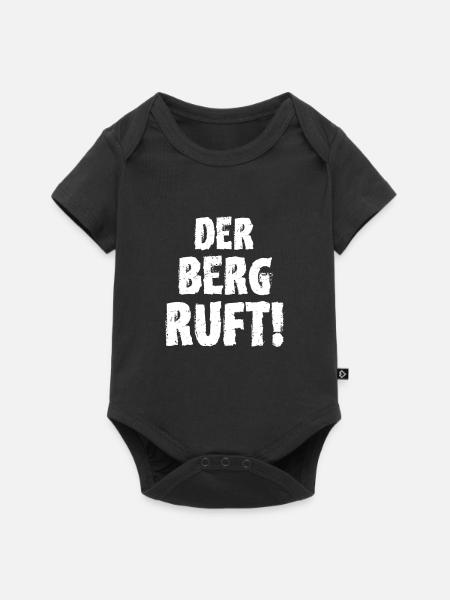 Der Berg ruft - Baby Premium Kurzarmbody - Schwarz