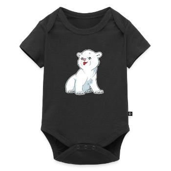 Polar Bear Shirt | Snow Cold Winter Bear Animal - Baby Premium short-sleeve bodysuit - black - Front