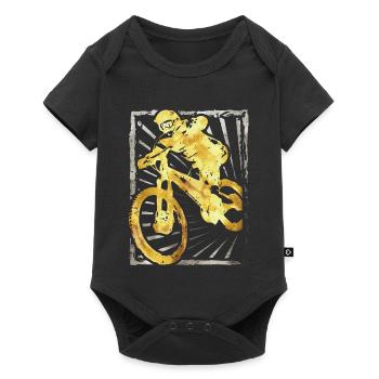 VTT | Vélo de montagne | VTT | VTT - Body à manches courtes Premium Bébé - noir - Devant