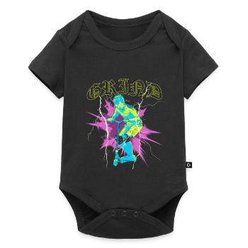 | de scooter Freestyle Cadeau pour enfants - Body à manches courtes Premium Bébé - noir - Devant