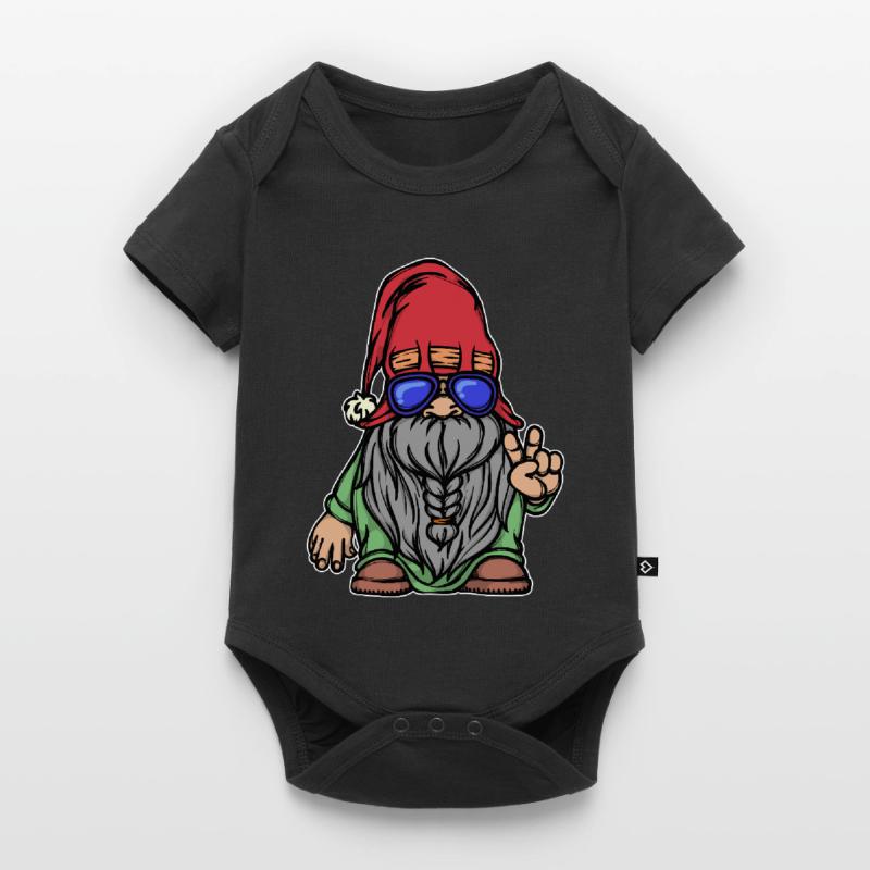 Bartfrisur Bart Bartwuchs Männlichkeit Bartträger Baby Premium Kurzarmbody