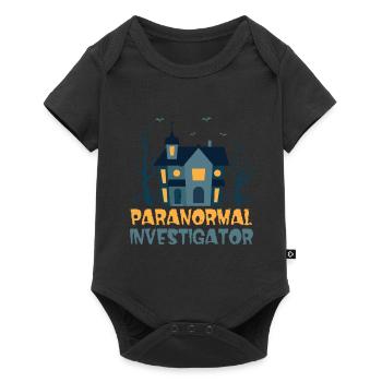 Geisterjäger und paranormaler Ermittler - Baby Premium Kurzarmbody - Schwarz - Vorne