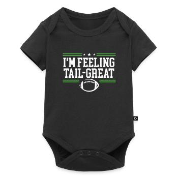 Ich Fühle Mich Großartig - Baby Premium Kurzarmbody - Schwarz - Vorne