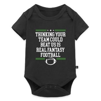 Your team could beat us - Baby Premium short-sleeve bodysuit - black - Front