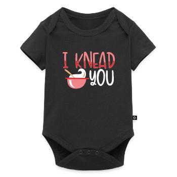I knead you dough - Baby Premium short-sleeve bodysuit - black - Front