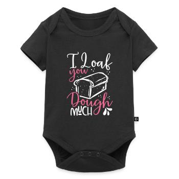 Je t’aime la pâte à pain - Body à manches courtes Premium Bébé - noir - Devant