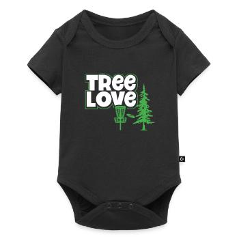 Discgolf Baumliebe - Baby Premium short-sleeve bodysuit - black - Front
