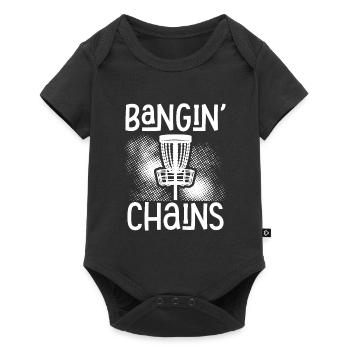Bangin Chains Catch Panier - Body à manches courtes Premium Bébé - noir - Devant