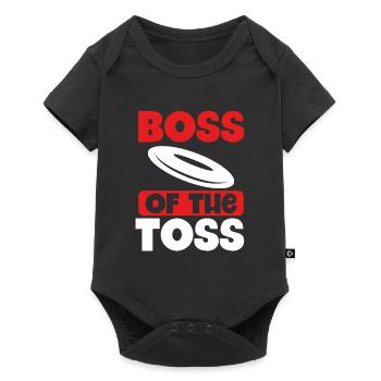 Boss du Disc Golf Throw - Body à manches courtes Premium Bébé - noir - Devant