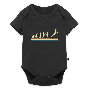 Color development in disc golf - Baby Premium short-sleeve bodysuit - black - Front