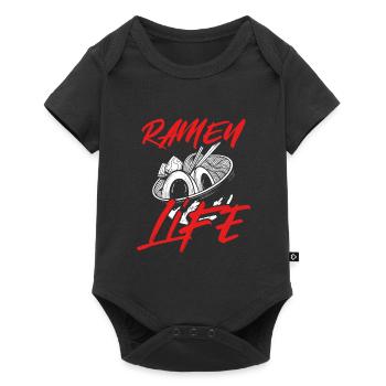 Ramen Blanc Vie - Body à manches courtes Premium Bébé - noir - Devant