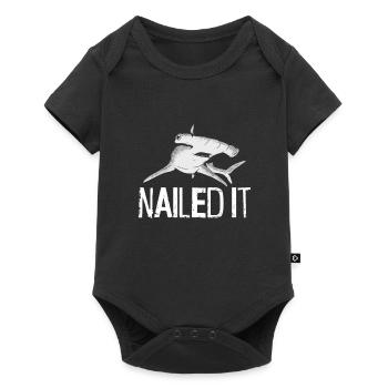 Le requin-marteau l’a fait - Body à manches courtes Premium Bébé - noir - Devant