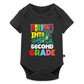 With roar In The 2nd class - Baby Premium short-sleeve bodysuit - black - Front