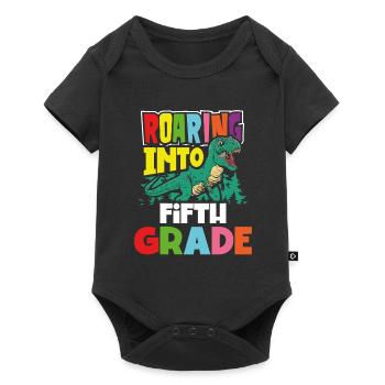 Departure into the 5th grade - Baby Premium short-sleeve bodysuit - black - Front
