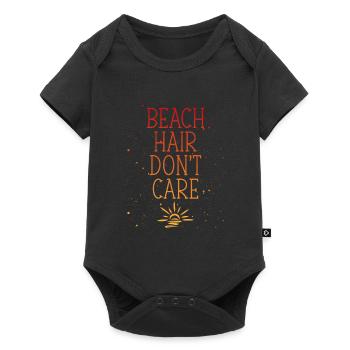 Hair doesn't care about it - Baby Premium short-sleeve bodysuit - black - Front