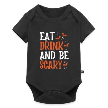 Eat Drink And Be Scary - Baby Premium short-sleeve bodysuit - black - Front