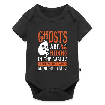 Ghosts Hide In The Walls - Baby Premium short-sleeve bodysuit - black - Front