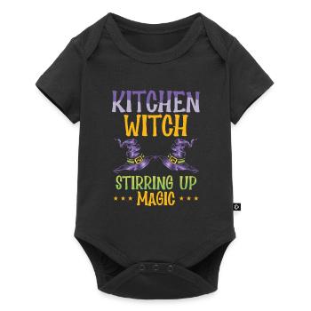 Kitchen Witch, The Magic Stirred Up - Baby Premium short-sleeve bodysuit - black - Front