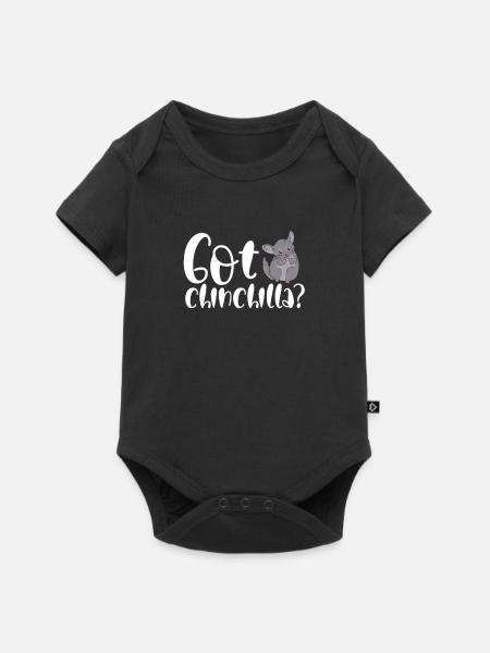 Habe Chinchilla - Baby Premium Kurzarmbody - Schwarz