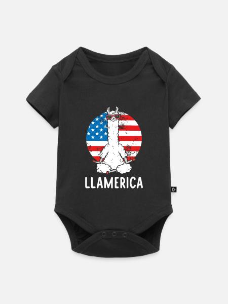 Amerika Ist Unglaublich - Baby Premium Kurzarmbody - Schwarz