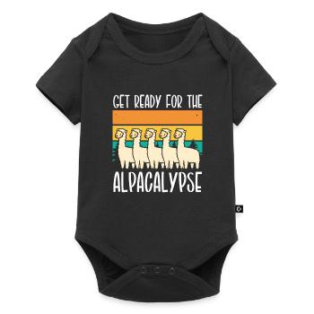 Get ready for the - Baby Premium short-sleeve bodysuit - black - Front
