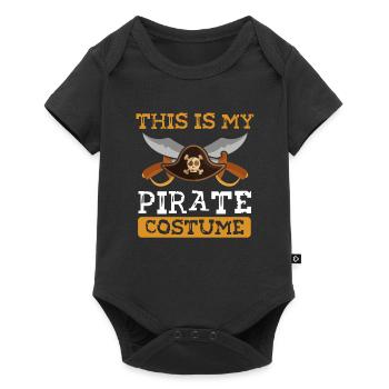 C’est mon costume de pirate - Body à manches courtes Premium Bébé - noir - Devant