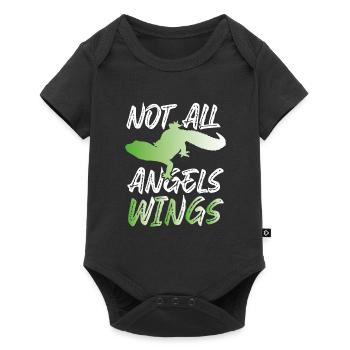Tous les anges n’ont pas d’ailes - Body à manches courtes Premium Bébé - noir - Devant