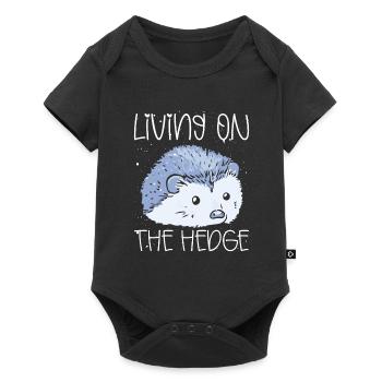Life On The Hedgehogs - Baby Premium short-sleeve bodysuit - black - Front