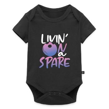 Getting by with little - Baby Premium short-sleeve bodysuit - black - Front