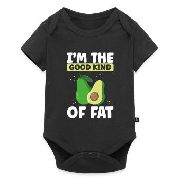 I am the good kind of fat - Baby Premium short-sleeve bodysuit - black - Front