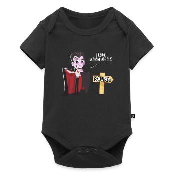 J’adore les saunas - Body à manches courtes Premium Bébé - noir - Devant