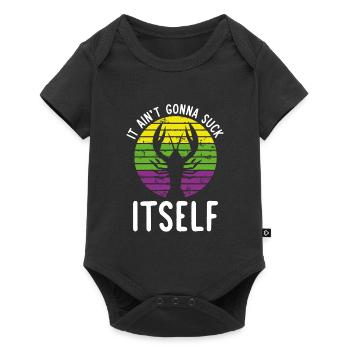 It will suck itself - Baby Premium short-sleeve bodysuit - black - Front