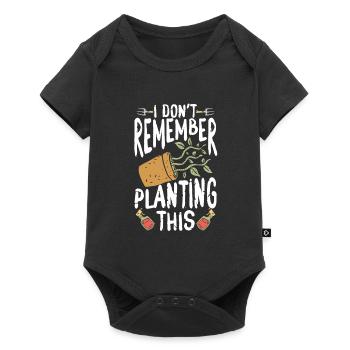 I can't remember that - Baby Premium short-sleeve bodysuit - black - Front