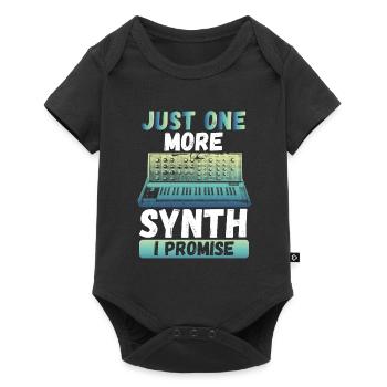 Nur Noch Ein Synthesizer - Baby Premium Kurzarmbody - Schwarz - Vorne