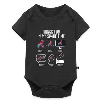 Things I Do In My Free Time - Baby Premium short-sleeve bodysuit - black - Front