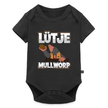 Lütje Mullworp - Body à manches courtes Premium Bébé - noir - Devant