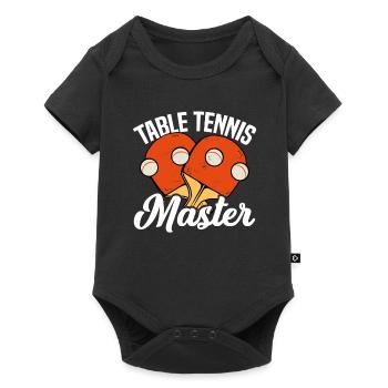 Master in table tennis - Baby Premium short-sleeve bodysuit - black - Front