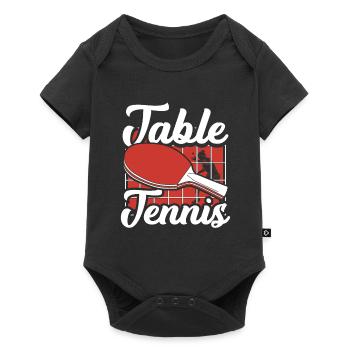 Filet de tennis de table - Body à manches courtes Premium Bébé - noir - Devant