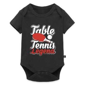 Table tennis legend - Baby Premium short-sleeve bodysuit - black - Front