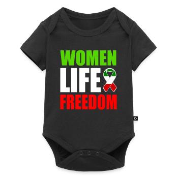 Women life freedom - Baby Premium short-sleeve bodysuit - black - Front