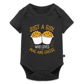 Only One Girl Loves Mac and Cheese - Baby Premium short-sleeve bodysuit - black - Front