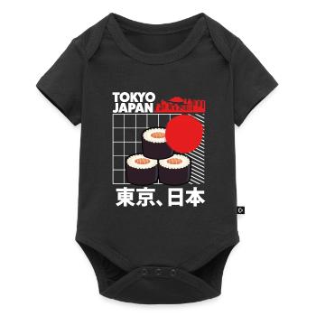 Aesthetic style The maki roll - Baby Premium short-sleeve bodysuit - black - Front