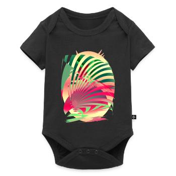Sun Parrot Summer - Baby Premium short-sleeve bodysuit - black - Front