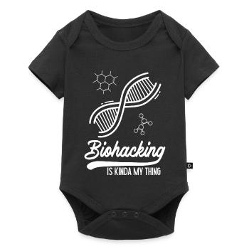 Le biohacking, c'est un peu mon truc. - Body à manches courtes Premium Bébé - noir - Devant