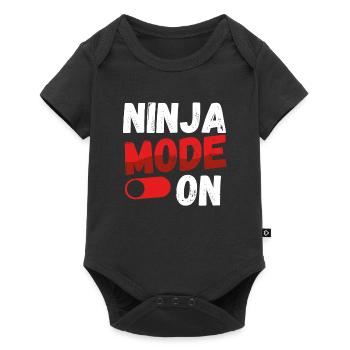 Ninja mode On - Baby Premium short-sleeve bodysuit - black - Front