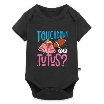 Touchdown ou Tutus - Body à manches courtes Premium Bébé - noir - Devant